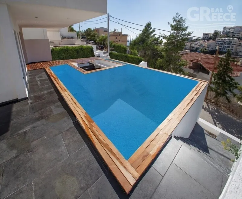 Piscine - Modern Villa with Sea View in Voula