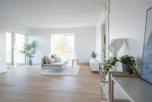 Living Room - Apartment with Balcony in Aalborg East