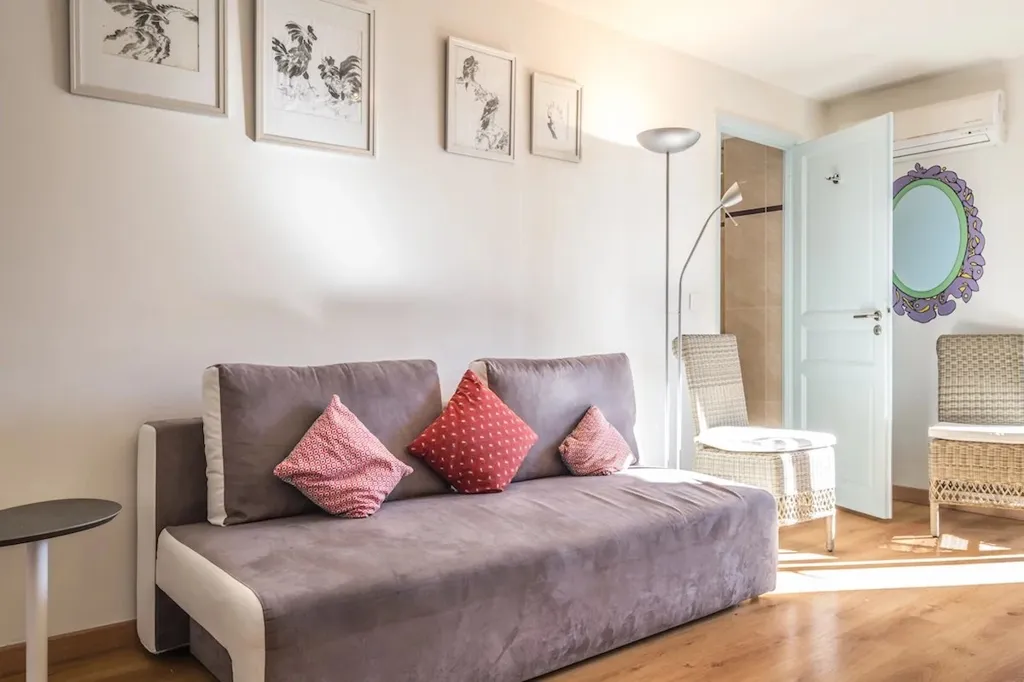 Séjour - Appartement Duplex avec Balcon au Cœur de Nice