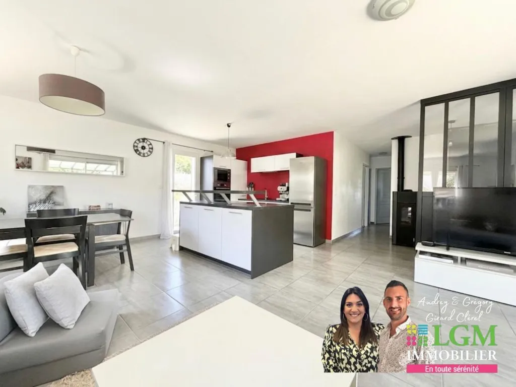 Soggiorno - Recent Flat-Plan House with Pool in Pouget