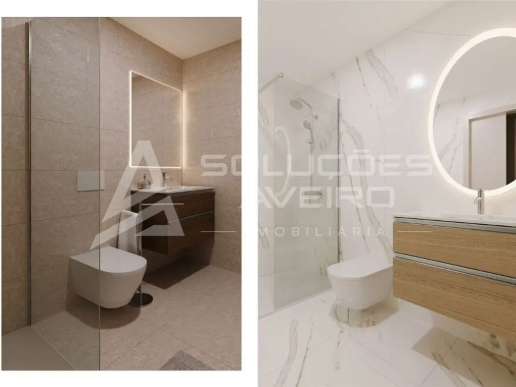 Bagni - Contemporary Duplex Flat with Terrace in Esgueira