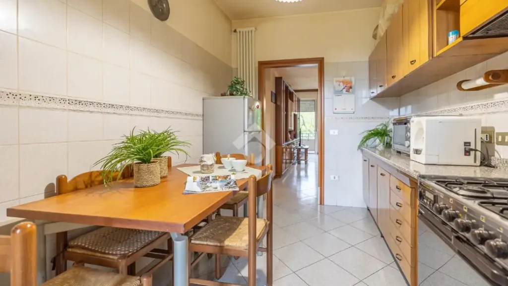 Köök - Rearranged Apartment with Balcony in Cesenatico