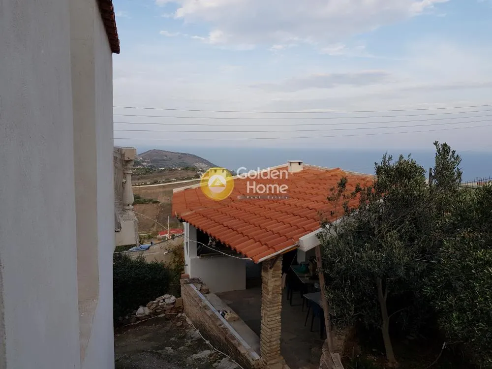 Terrasse - Two-Storey Villa with Sea View in Keratea