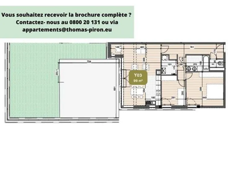 Planimetria - Detached House in Wavre