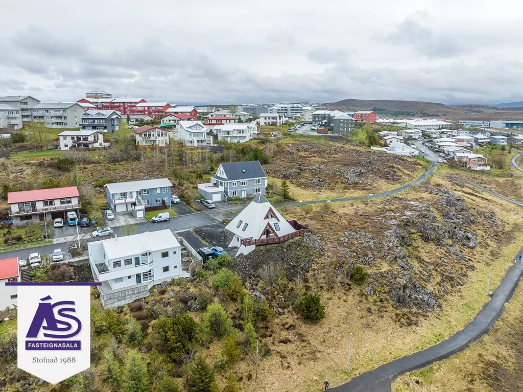 Vue aérienne - Terraced House with Garden in Hafnarfjörður