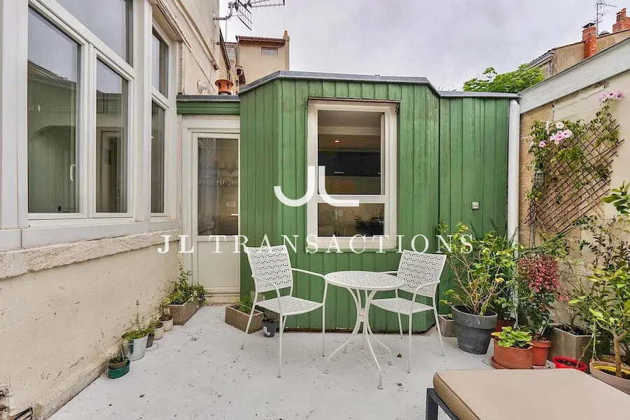 Terrasse - Appartement Traversant avec Terrasse à Bordeaux
