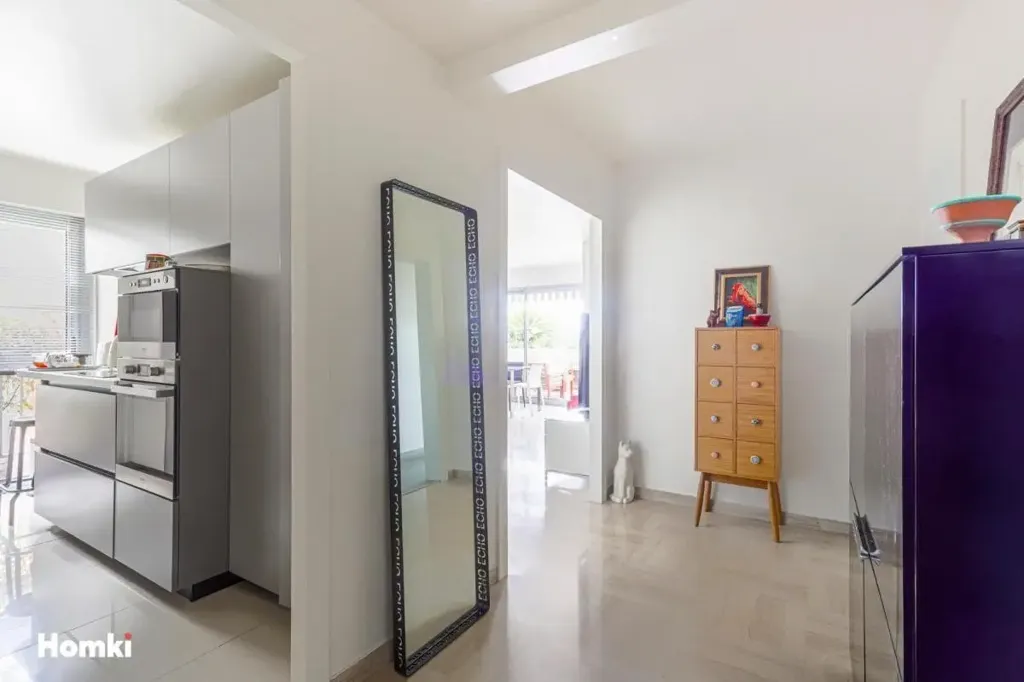 Köök - Renovated Apartment with Panoramic View in Nice