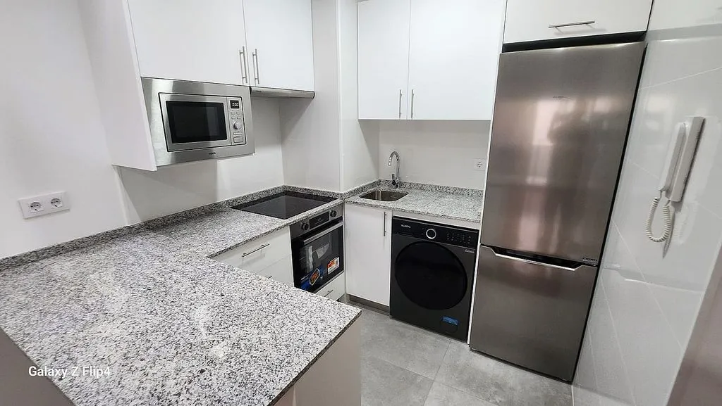 Cuisine - Amueblado Flat with Terrace in Bilbao