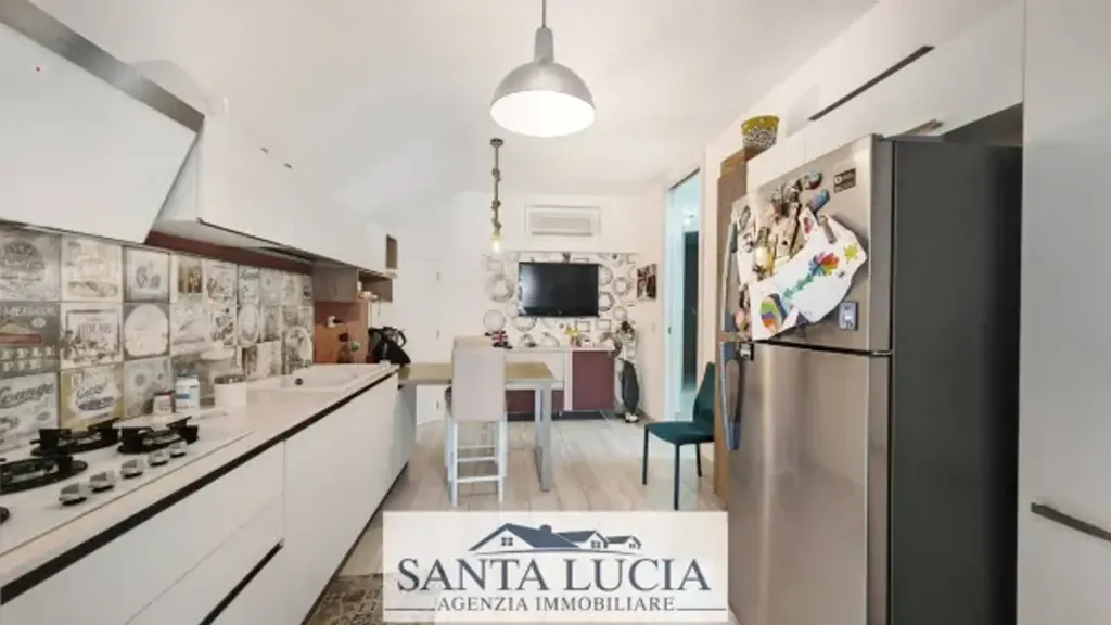 Cuisine - Mansarded Apartment with Terraces in Canicattì