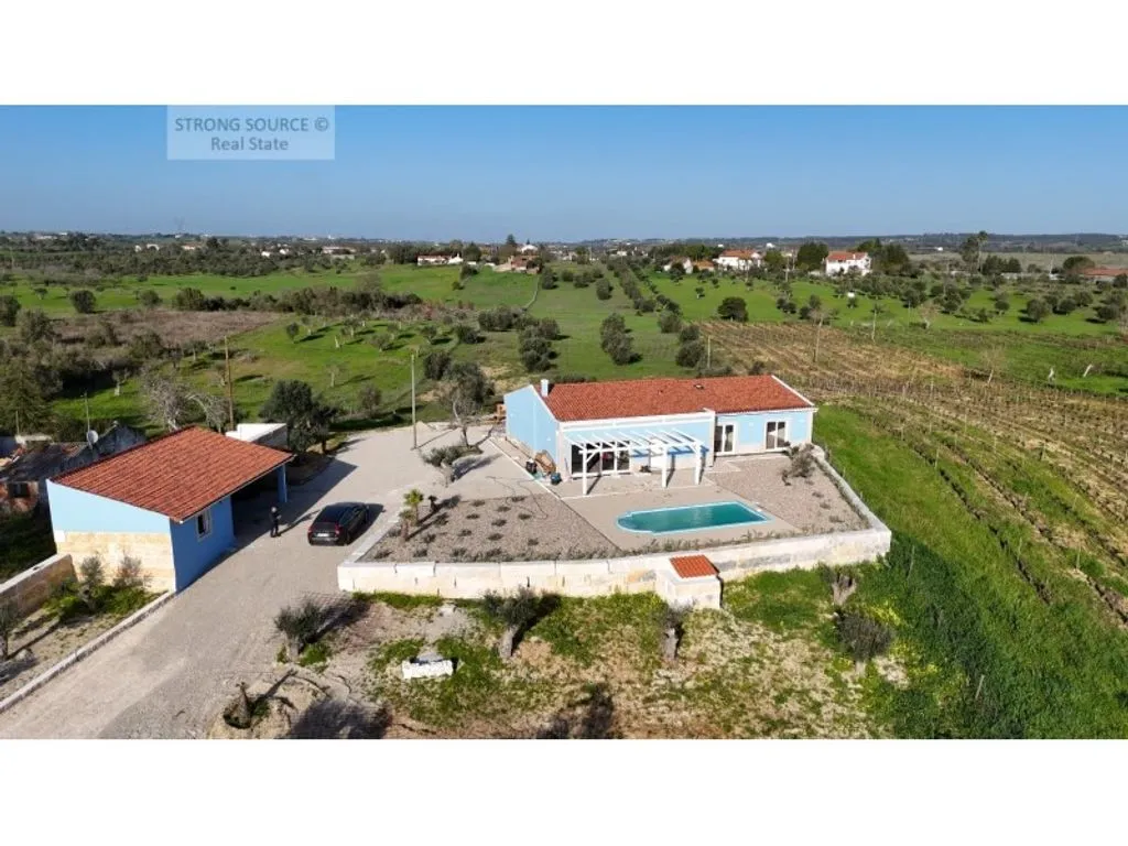 Vue aérienne - Luxury Farmhouse with Pool in Ribatejo