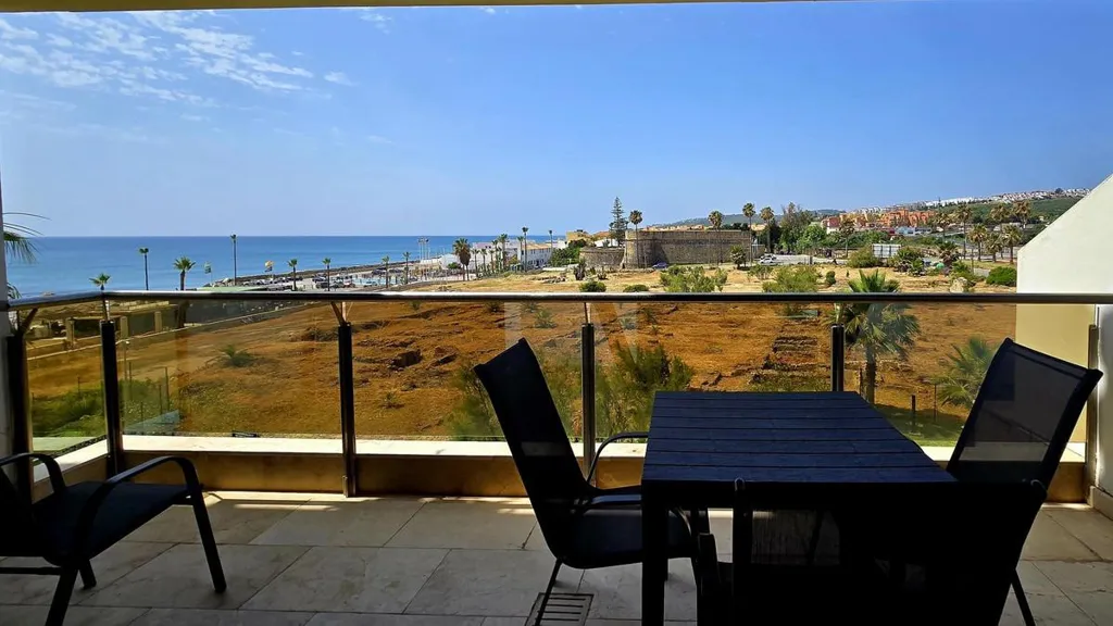 Balcony - Beachfront Apartment with Sea Views in Manilva