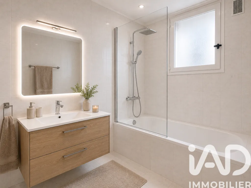 Bagni - 3-Bedroom Apartment with Balcony in Eaubonne