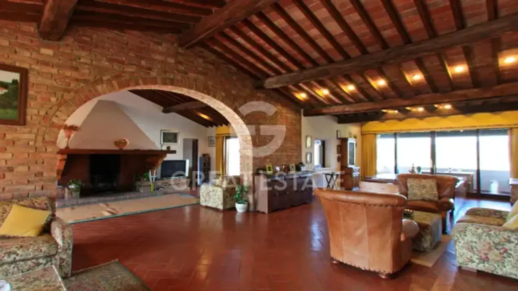 Séjour - Renaissance-Style Villa with Pool in Sinalunga