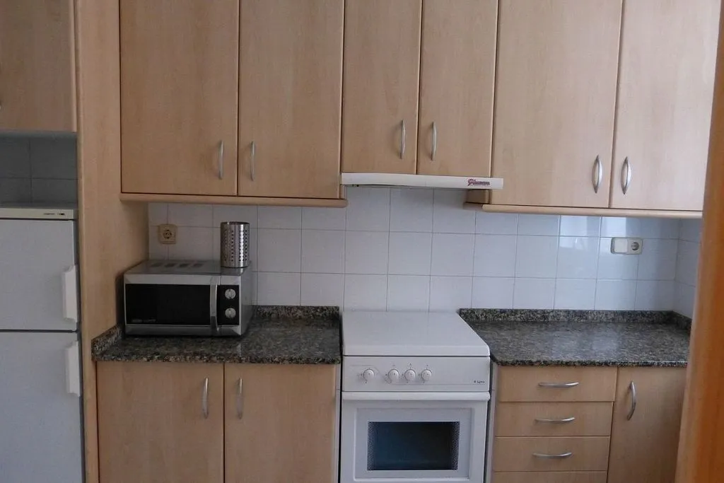 Köök - Furnished Flat with Balcony in El Born