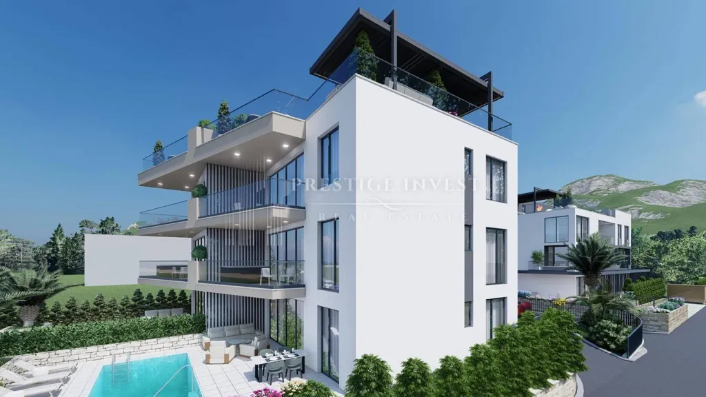 Exterior - Modern Apartment with Sea View in Sukošan
