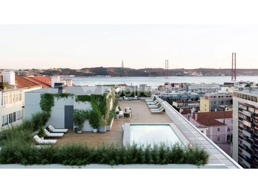 Vue aérienne - Luxury Flat with Rooftop Pool in Lisbon