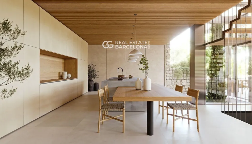 Söögituba - New Build Villa with Sea View in Palafrugell