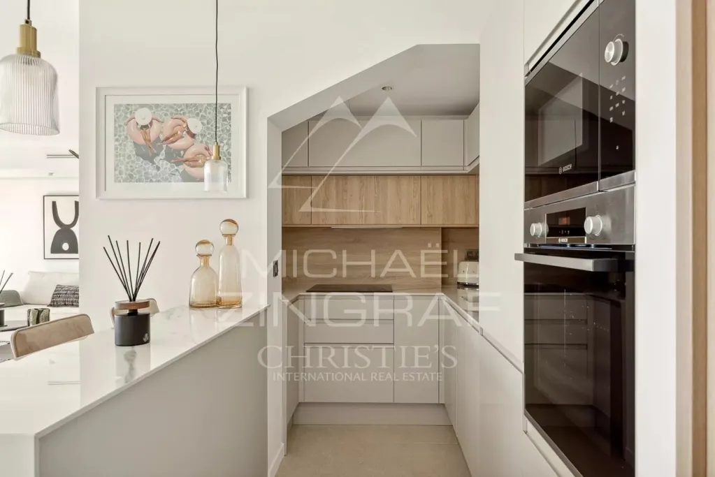 Köök - Luxury Flat with Sea View in Cannes