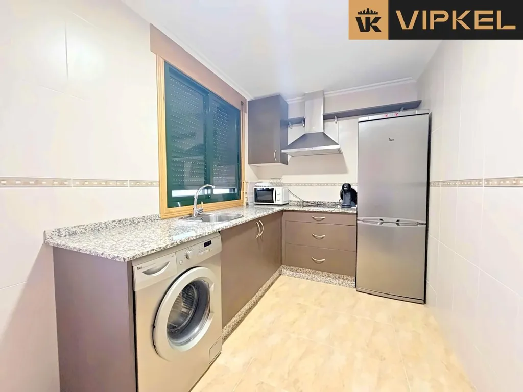 Köök - Apartment with Sea View and Garage in Foz