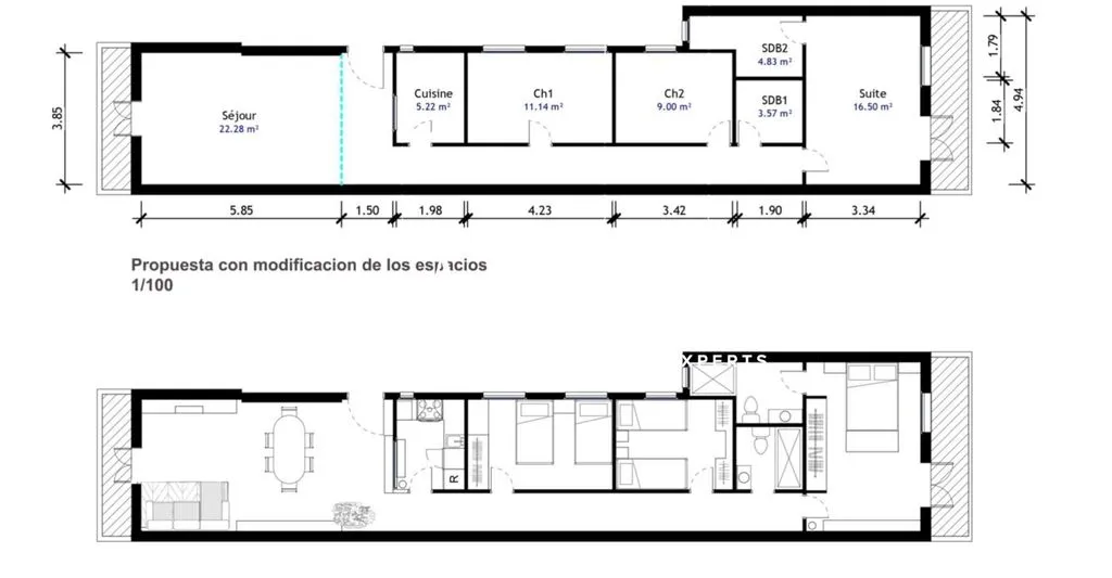 Plaan - Luxury Apartment with Balcony in Eixample