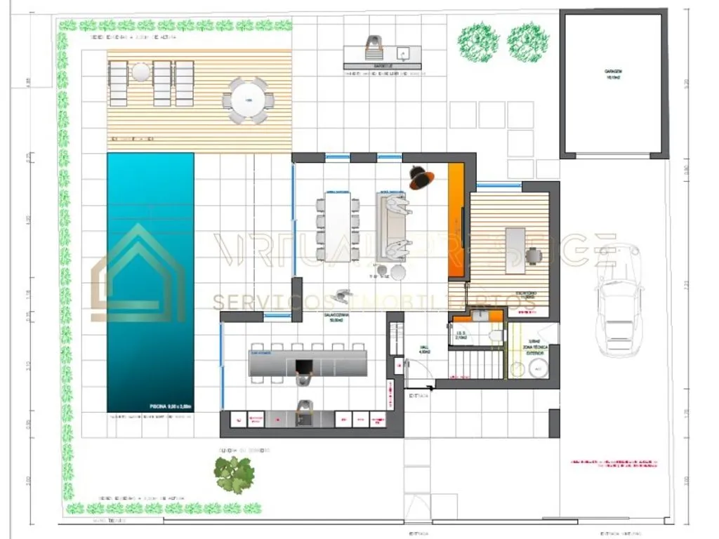 Plan - Luxury Villa with Pool in Aroeira, Setúbal