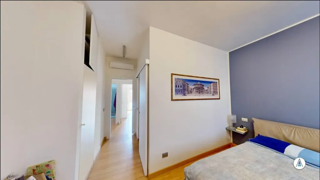Camere da letto - Refurbished Triplex with Balcony in Pavia