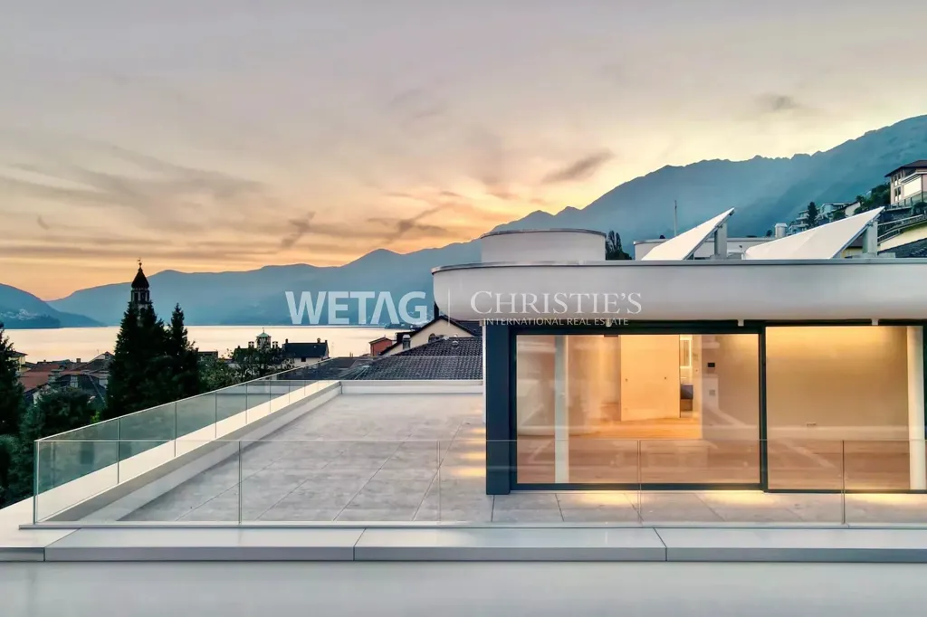 Terrasse - Duplex-Penthouse with Lake View in Ascona