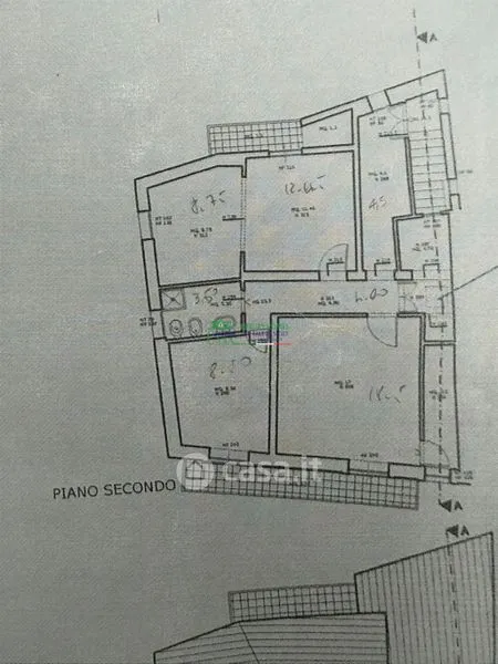 Plan - Panoramic Independent House in Corso Mazzini, Ragusa