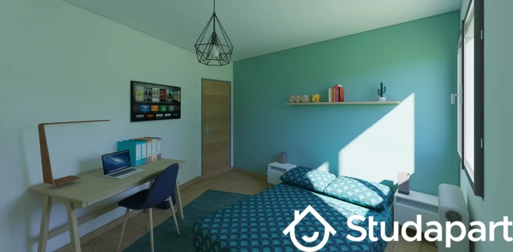 Chambre dans Colocation Meublée à Rue Alfred Nobel