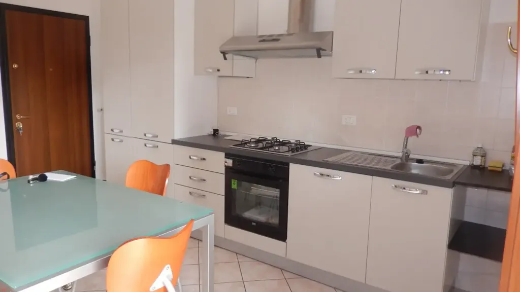 Kitchen - Twin-Unit with South-Facing Terrace in Brugine