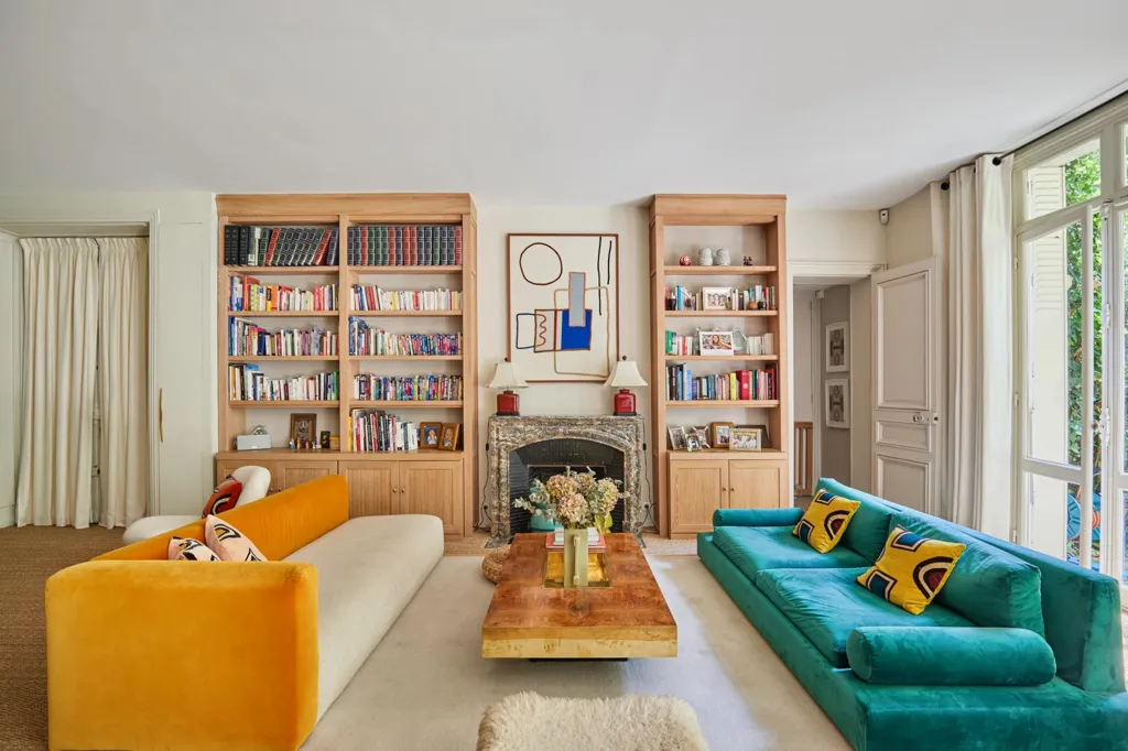Séjour - Appartement avec Jardin au 16ème Arrondissement de Paris