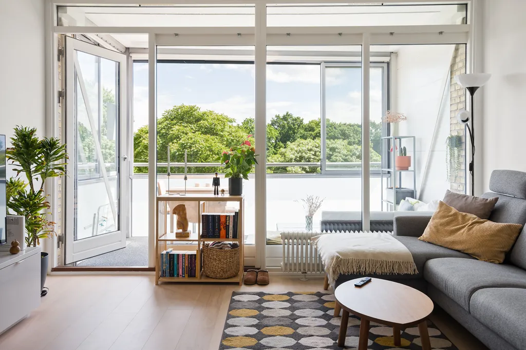 Séjour - 2-Bed Apartment with Terrace in Vanløse