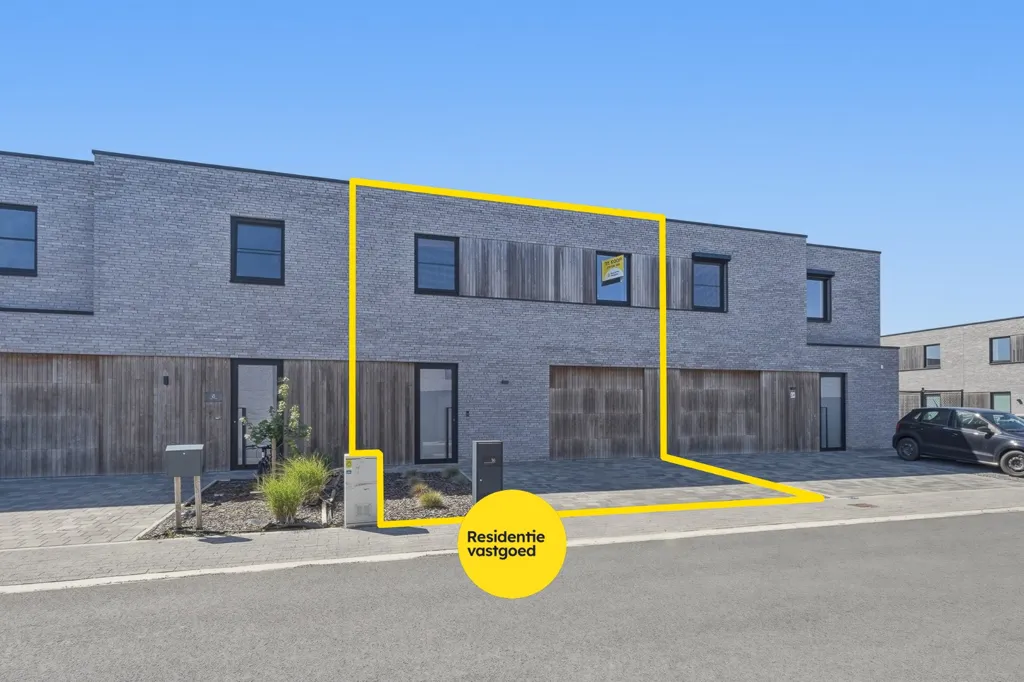 Extérieur - Nouvelle Maison Moderne avec Terrasse à Oudenburg
