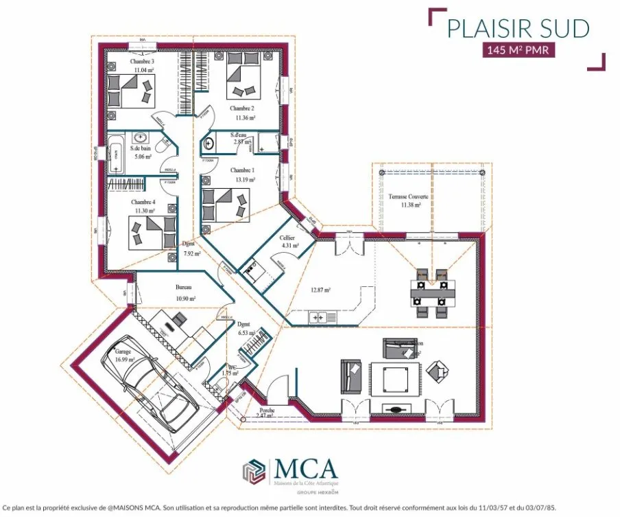 Plaan - Customisable House with Terrace in Muron
