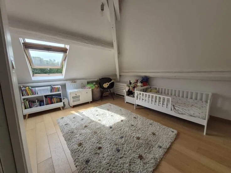 Bedrooms - Bright Duplex with Fireplace in Bousval
