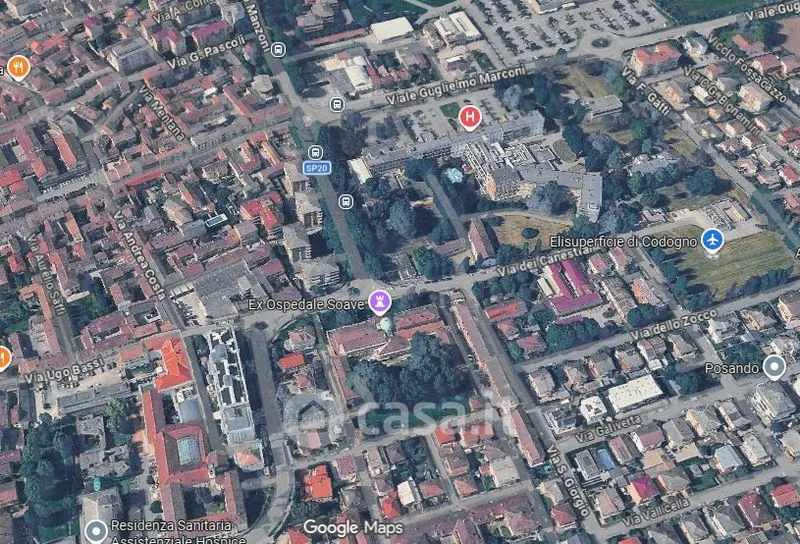 Õhuvaade - Apartment with Balcony in Codogno