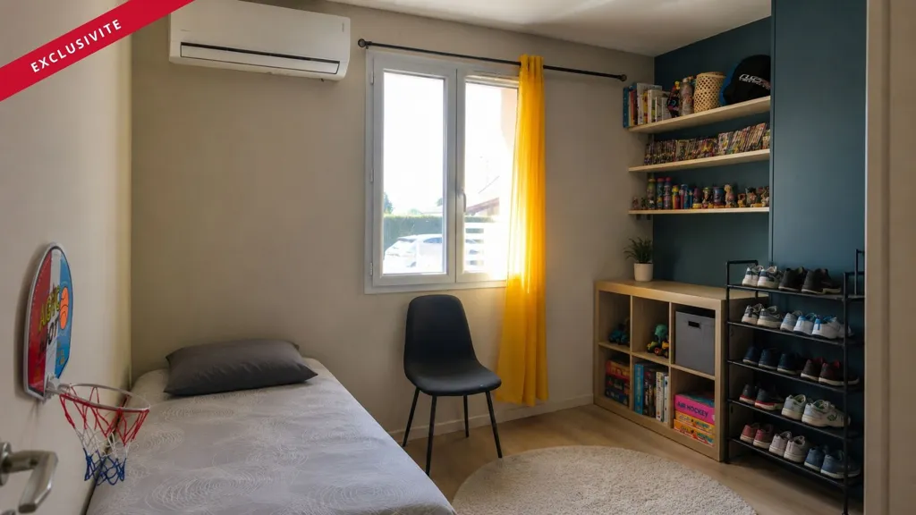 Chambres - Maison de Plain-Pied avec Jardin à Château-Larcher