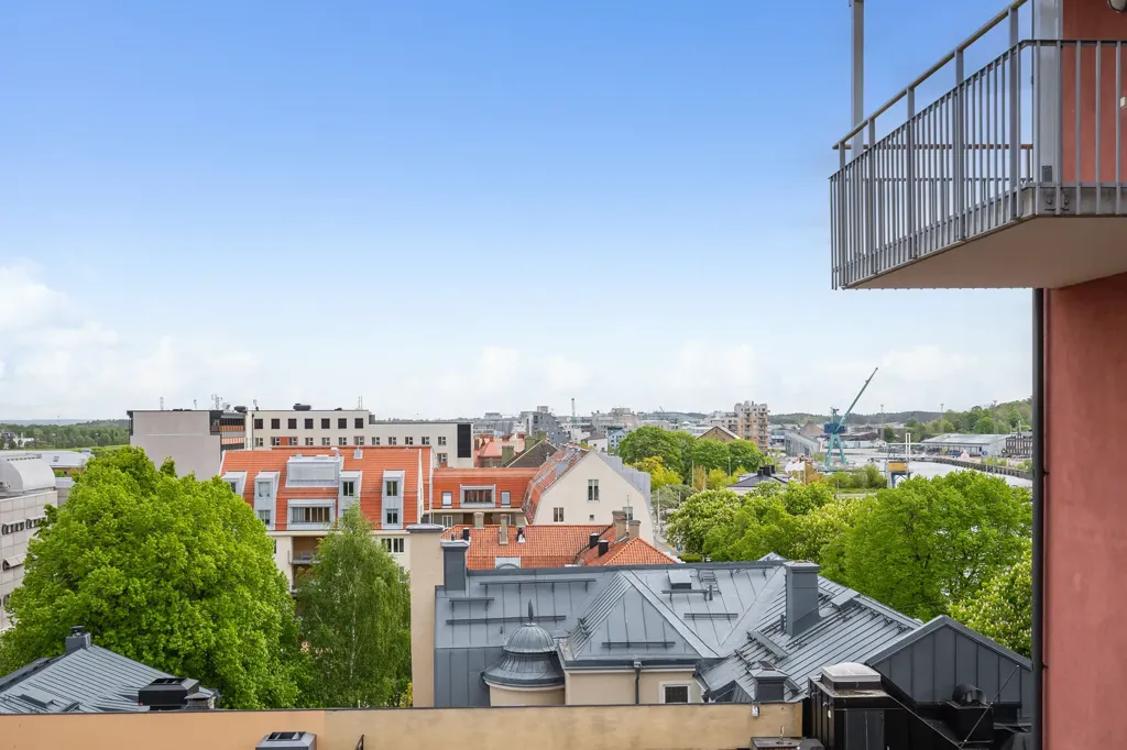 Balcon - Apartment with River View in Östergötland