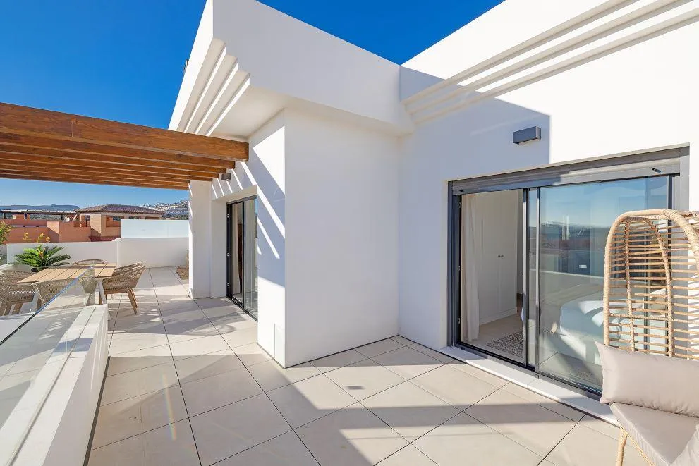 Terrasse - Penthouse with Sea View in Casares