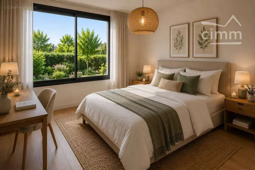 Camere da letto - Contemporary Villa Plot with Pool near Lyon