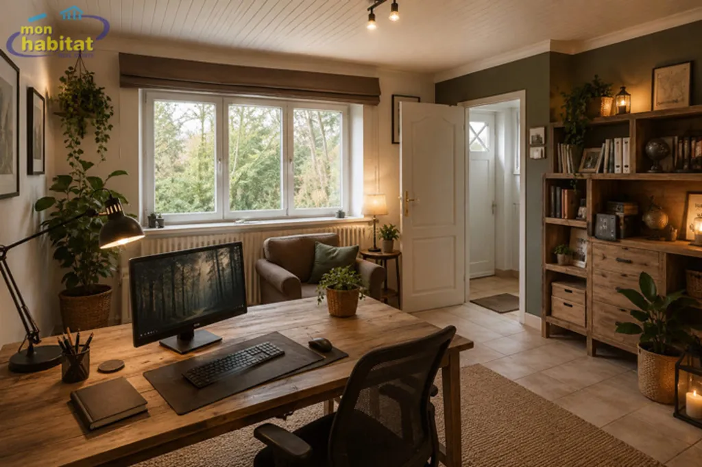 Bureau - Maison 4 Façades avec Jardin à Thuin