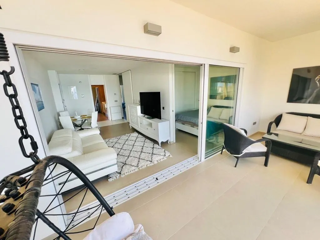 Séjour - Apartment with Pool and Terrace in Playa de Poniente