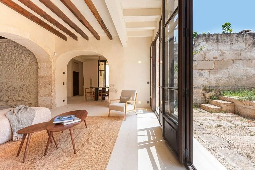 Séjour - Renovated Adjoined House with Pool in Selva