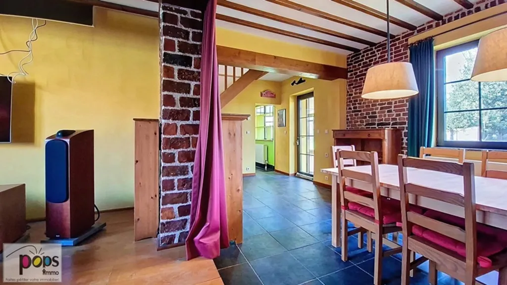 Dining Room - House with Workshop and Large Garden in Ramillies