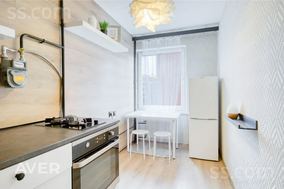 Cuisine - Renovated Studio Flat in Valmiera Centre