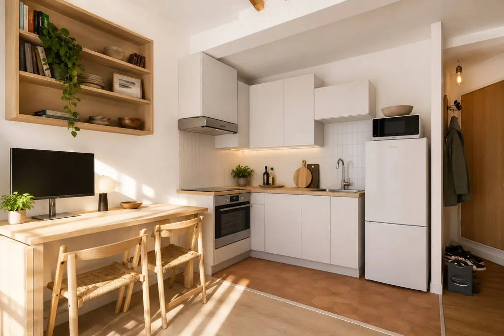 Cuisine - Appartement Traversant avec Charme Ancien à Paris