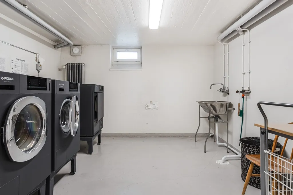 Utility Room - Central One-Bedroom Flat with Balcony in Borlänge