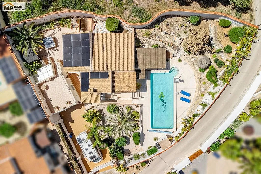Õhuvaade - Chalet with Pool and Terrace in Playa Fossa
