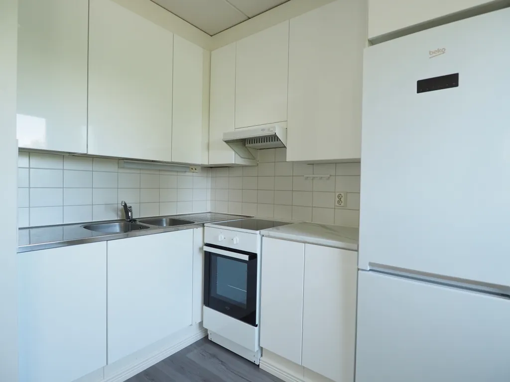 Köök - Flat with Balcony in Hämeenlinna