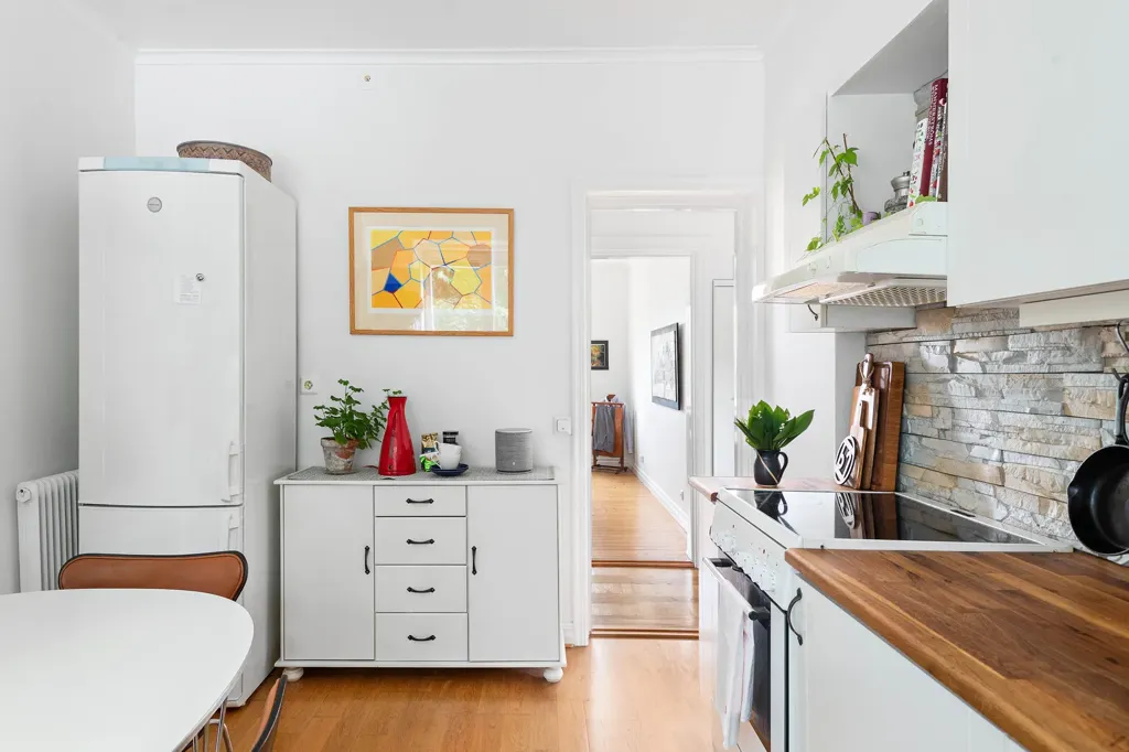 Cuisine - Well-Planned Apartment with Balcony in Lund